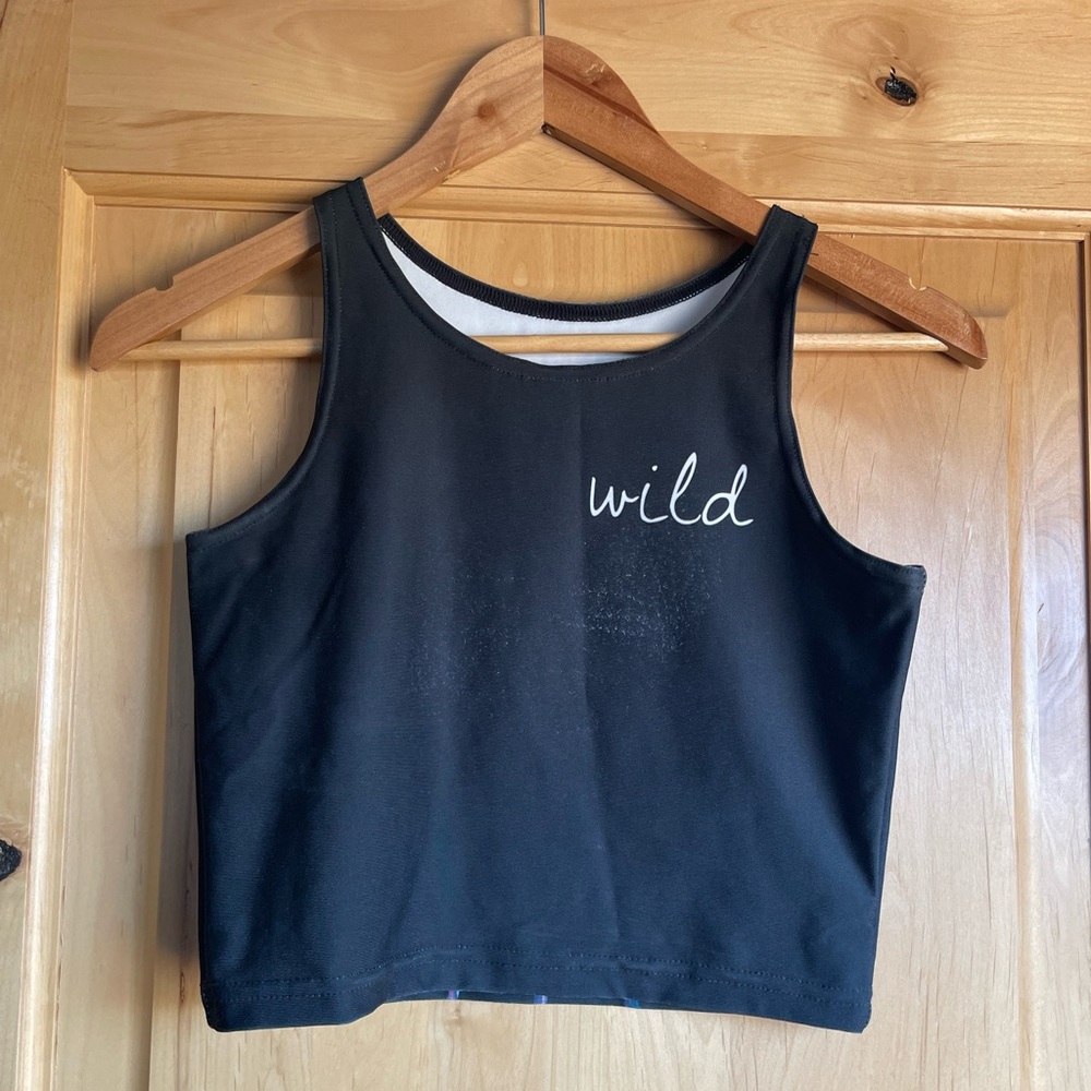 Wild Brush Crop Top size small